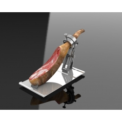 Jamonero saigo inox shb6g profesional plegable y giratorio