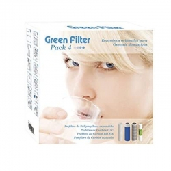 Filtro agua recambio ionfilter 3 unidades + posfiltro green filter