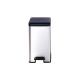 Cubo de basura curver slim bin 25 litros metal