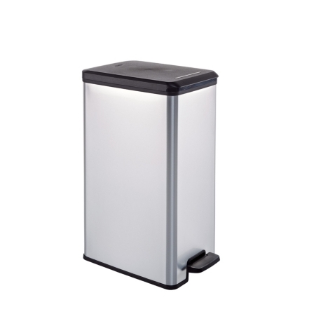 ⇒ Cubo de basura curver slim bin 40 litros metal ▷ Precio. ▷ Comprar con  los Mejores Precios. Ofertas online