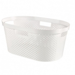 Cesto ropa sucia recycled hamper infinity 59 l gris