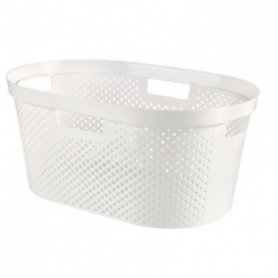 Cesto ropa sucia recycled infinity curver 39 l blanco