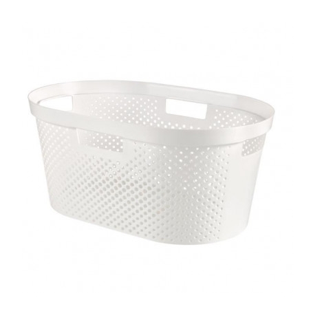 Cesto ropa sucia recycled infinity curver 39 l blanco