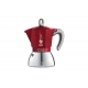 Cafetera bialetti new moka induction 4 tazas roja