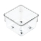 Cajon organizador transparente idesign 8 x 8 x 5 cm