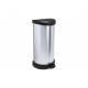 Cubo de basura curver metal bin 40l