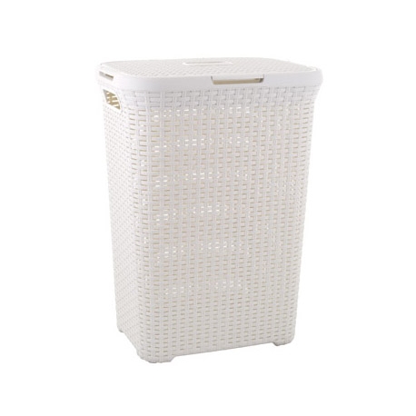 ⇒ Cesto ropa sucia con tapa curver natural style 60l blanco ▷ Precio. ▷  Comprar con los Mejores Precios. Ofertas online