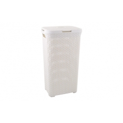 Cesto contenedor para ropa o la colada, rectangular, 40 l