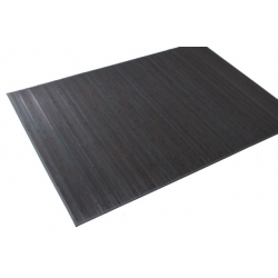 Alfombra de bambu gris 180 x 250 cm