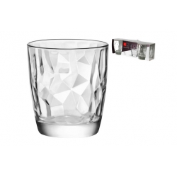 Vaso de agua diamond 30 cl 3 unidades tensionado