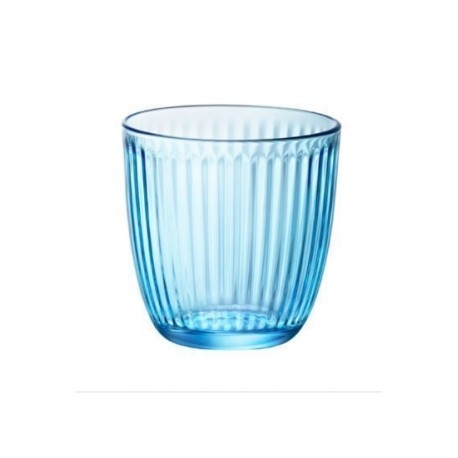 Vaso de agua bormioli line azul 29 cl 6 unidades