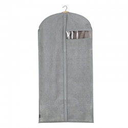 Funda para traje domo max stone gris 60x135cm