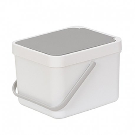 Cubo de reciclaje duett 7l blanco