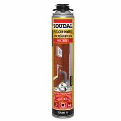 Espuma poliuretano soudal pistola 750 ml