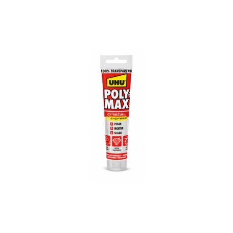 Adhesivo montaje y sellador poly max 115gr cristal express