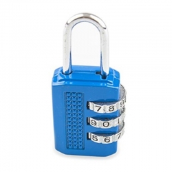 Candado combinacion reprogamable 25 mm handlock azul