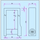 Candado ballesta inceca 215 llave in5 56x65