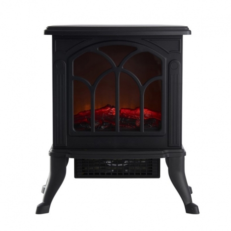 Chimenea electrica schou 1500w negro