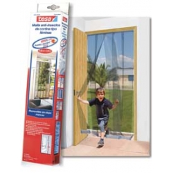 Mosquitera para puerta antiinsectos tesa 55737-negro