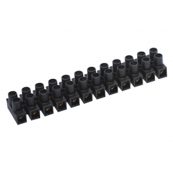 Regleta conexion 2,5mm 24a negro elec homologada