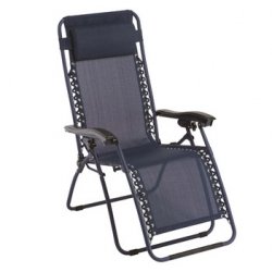 Sillon relax plegable fibreline alco cojin azul