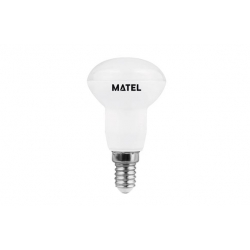 Bombilla led reflectora matel 50 mm e14 6 w aluminio pc luz fria