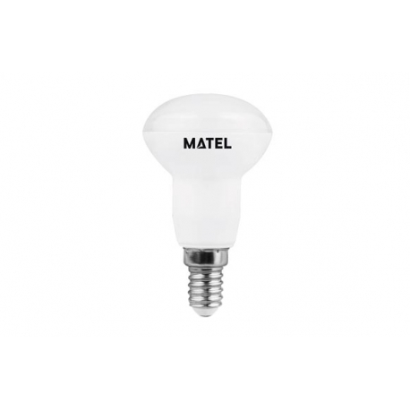 Bombilla led reflectora matel 50 mm e14 6 w aluminio pc luz fria