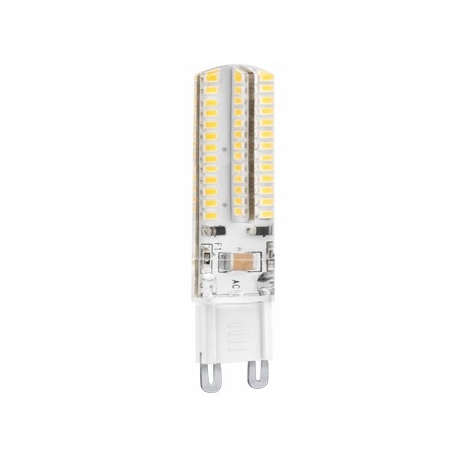 Bombilla led g-9 5w 450 lumenes matel silicona - luz calida