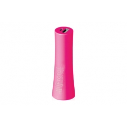 Cargador bateria movil emergencia rosa