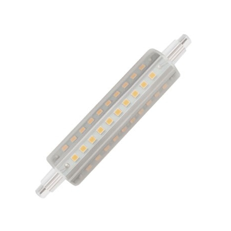 Bombilla led lineal r-7 118 mm 12w 1200 lumenes matelaluminio pc - luz fria