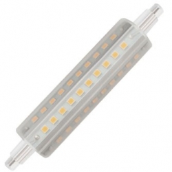 Bombilla led lineal r-7 78 mm 6w 550 lumenes matel aluminio pc - luz calida