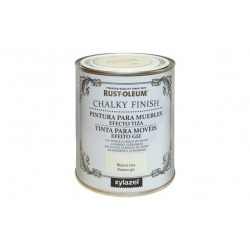 Pintura efecto tiza chalky xylazel 125ml blanco