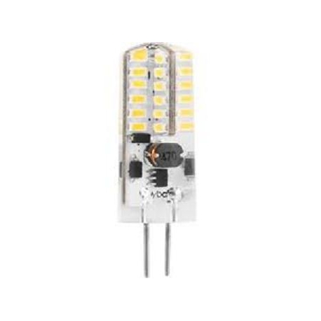 Bombilla led g-4 silicona 3w matel luz fria