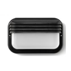 Aplique ecoled e-27 18w horizontal negro