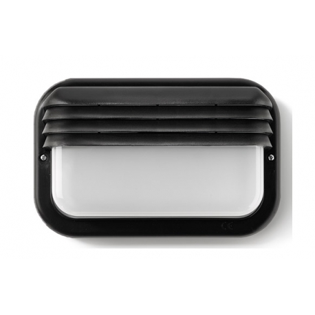 Aplique ecoled e-27 18w horizontal negro