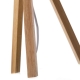 Lampara de mesa blanca madera 3 patas