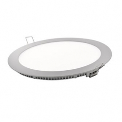 Downlight led matel 15w luz calida plata