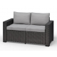 Conjunto jardin keter victoria lounge grafito