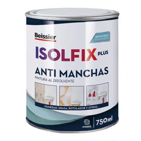 Pintura antimanchas beissier isolfix plus blanco 750 ml