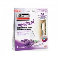 Deshumidificador rubson minifresh percha lavanda 2 pack