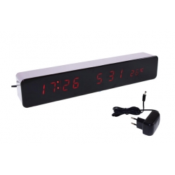 Reloj despertador led con temperatura