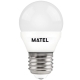 Bombilla led esferica e-27 8w 800 lumenes matel aluminio pc - luz fria