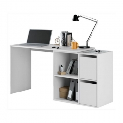 Mesa escritorio con modulo adaptable blanco 008311a