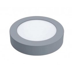 Downlight led superficie matel 6w luz natural plata