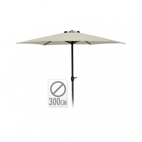 Parasol aluminio 300 cm tubo 4.8 arena