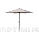 Parasol aluminio 300 cm tubo 4.8 arena