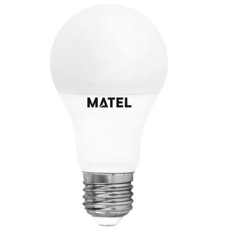 Bombilla led estandard e-27 10w luz neutra 3 unidades matel