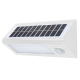 Aplique led solar blanco con sensor korpass 8w