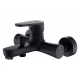 Grifo monomando ug baño bañera 40 mm bidasoa negro