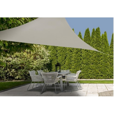 Toldo sombra poliester triangular arena 3,6 m